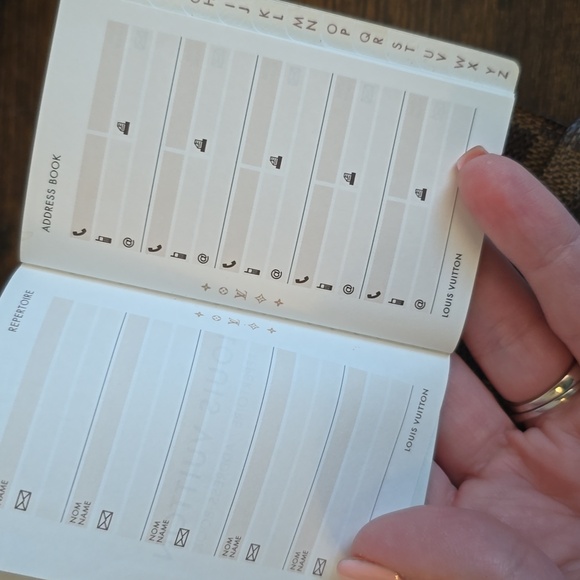 🔥SALE🔥Louis Vuitton Damier Ebene Adress Book - Picture 14 of 16